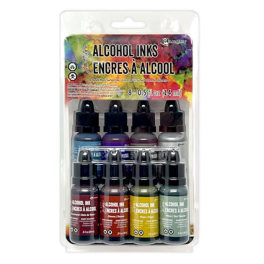 Tim Holtz® Earthtones 8 Color Alcohol Ink Set